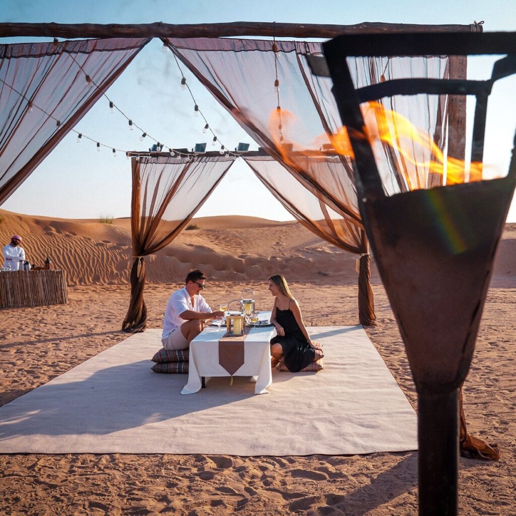 Evening desert safari