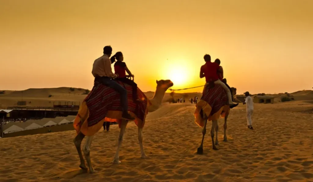 Morningdesertsafaridubaicamelride