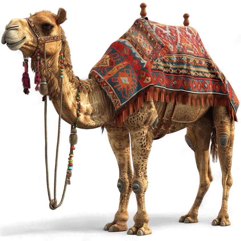 Vecteezy generated ai camel on a transparent background 46857303 1.png