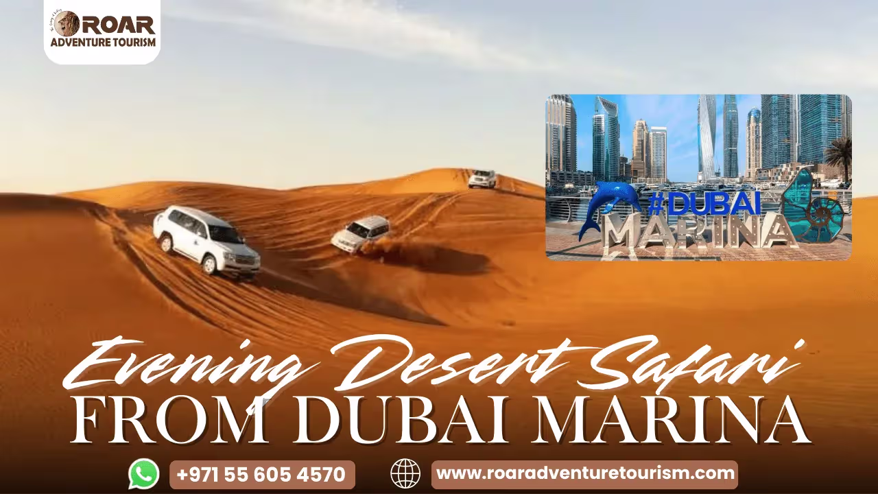 Eveningdesertsafaifromdubaimarina