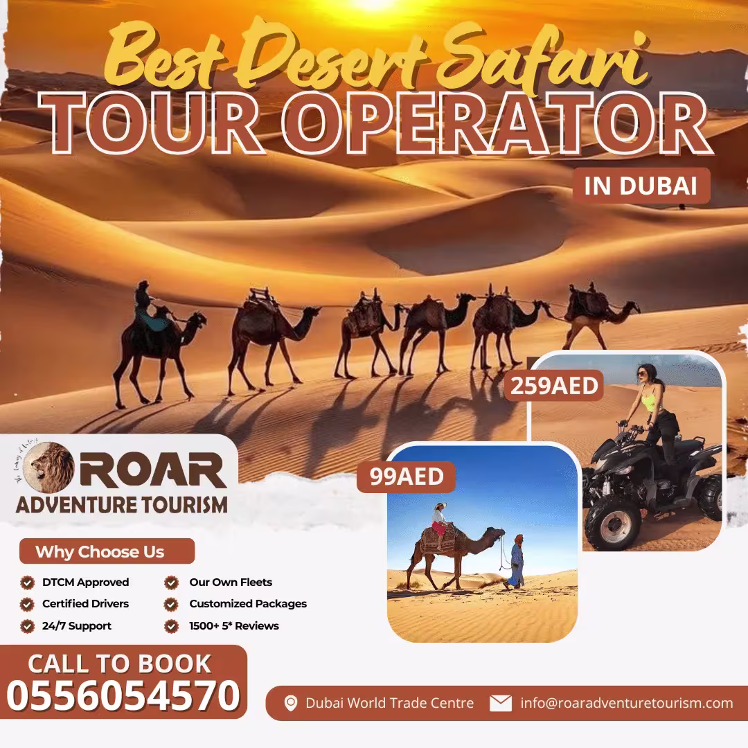 Bestdesertsafaritouroperatorindubai